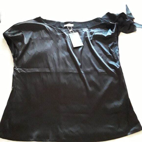 NWT Vidussa Polyester Spandex Blend Off Shoulder Top Black Size 2XL - Picture 4 of 4